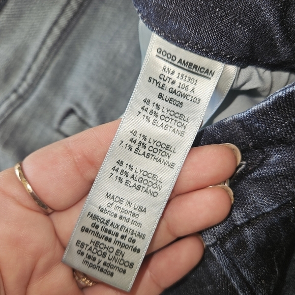 🌸 Good American |‎  High Rise Skinny Jean, Size 28 - Picture 2 of 7